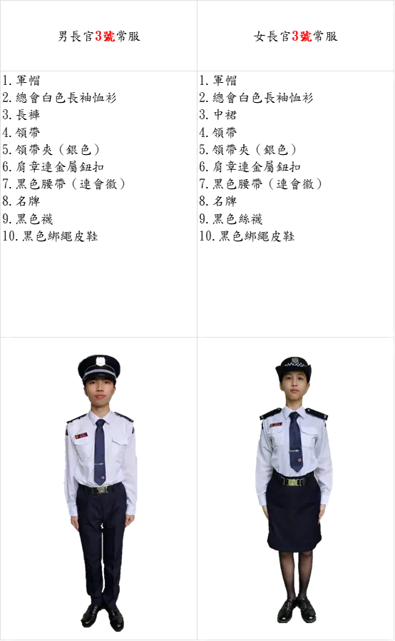 長官3號常服